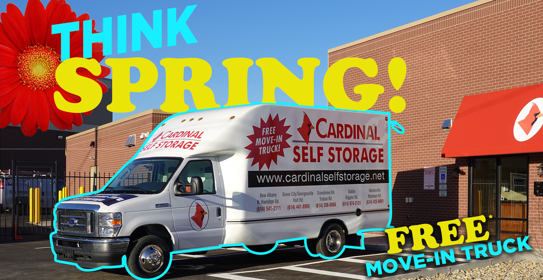 THINK SPRING FREE MOVE IN TRUCK